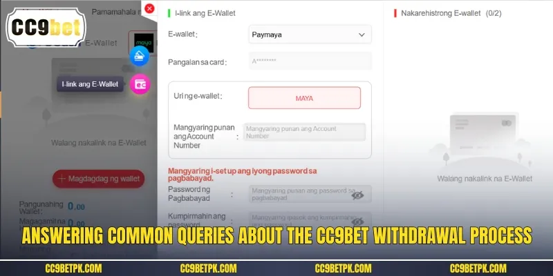 Answering common queries about the CC9bet withdrawal process