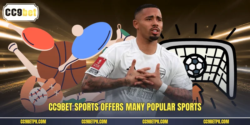 CC9bet sports offers many popular sports