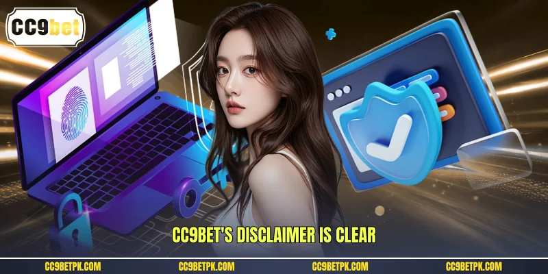 CC9bet's disclaimer is clear