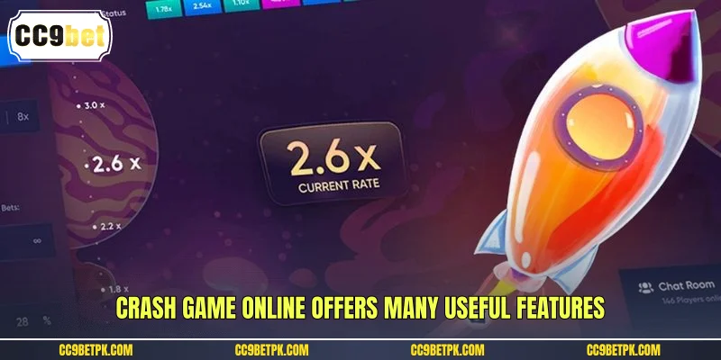 Crash game online offers many useful features