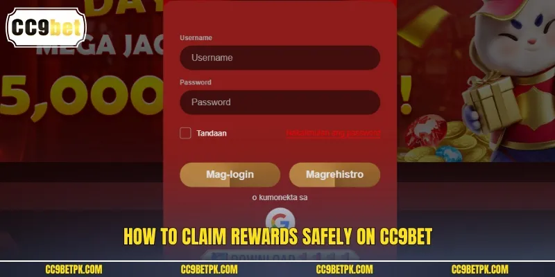 How to claim rewards safely on CC9bet