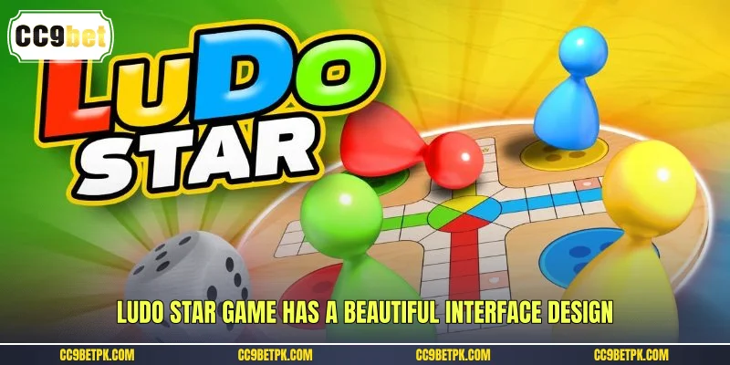 Ludo star game has a beautiful interface design
