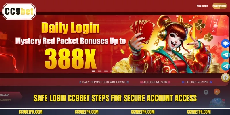 Safe login CC9bet steps for secure account access